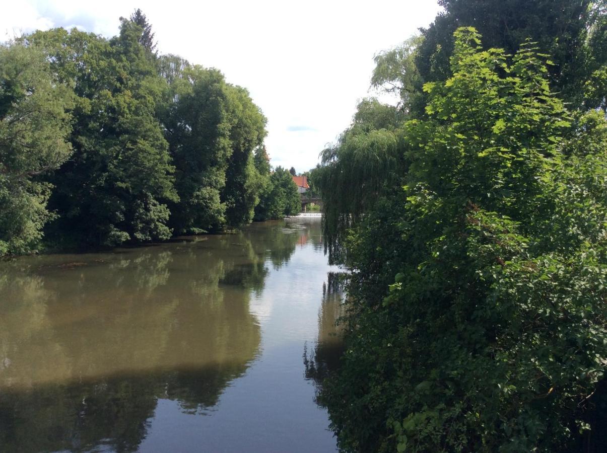 Ferienwohnung Villa Am Fluss Lauf an der Pegnitz Dış mekan fotoğraf