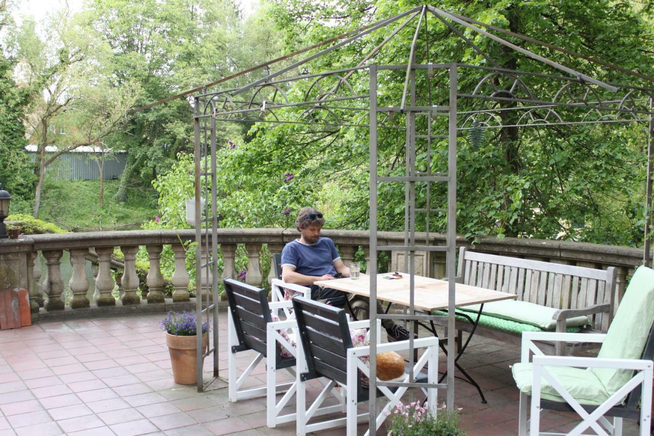Ferienwohnung Villa Am Fluss Lauf an der Pegnitz Dış mekan fotoğraf